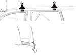 Крепёжный комплект THULE 1491 для TOYOTA Alphard / Vellfire 08–