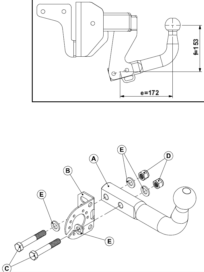 Фаркоп WESTFALIA 340098600001 для Mitsubishi Outlander 12-