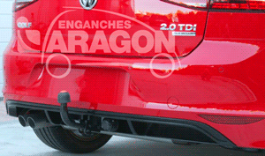 Фаркоп ARAGON E6700DA для VOLKSWAGEN Golf / PLUS 03- / Sportsvan 14- / AUDI A3 03- / SKODA Yeti 09- / SEAT Leon 13-