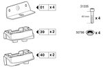 Крепёжный комплект THULE 3026 для MERCEDES BENZ E-class W211 сед 02-09