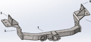 Фаркоп БИЗОН / BIZON FA 0250-E для Toyota Fortuner 2