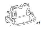 Крепёжный комплект THULE 4013 для BMW X1 09–
