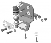 Фаркоп MOTODOR 92513-FE для Toyota Land Cruiser 120 / 150 / FJ Cruiser