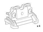 Крепёжный комплект THULE 4032 для OPEL Mokka 12–