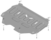 Защита картера двигателя, КПП Мотодор 71604 для Citroen C4 / Picasso / Peugeot 308 / 3008