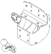 Фаркоп BRINK 424600 для Toyota Landcruiser 200 / Lexus LX570 08-