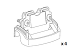 Крепёжный комплект THULE 4011 для OPEL Astra ун / Zafira 07-12