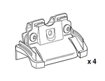 Крепёжный комплект THULE 4026 для FIAT Panda 12–