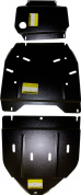 Защита картера двигателя, КПП, РК Мотодор 01449 для Nissan Pathfinder