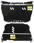 Защита двигателя и КПП Мотодор 02208 для Subaru Forester 02-08