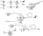 Оригинальный электрокомплект WESTFALIA 321451300107 для VW Transporter T5