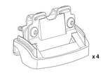 Крепёжный комплект THULE 4010 для OPEL Astra ун 04-06 / Signum 03-08 / Vectra ун 03-08 / Zafira 05-07