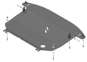 Защита картера двигателя, КПП Мотодор 30402 для Citroen DS3