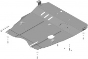 Защита картера двигателя, КПП MOTODOR 02414 для FIAT Sedici / Suzuki Sx4