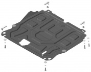 Защита картера двигателя, КПП Мотодор 71401 для Nissan Qashqai / X-Trail