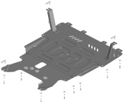 Защита картера двигателя, КПП Мотодор 78502 для BAIC U5 Plus