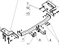 Фаркоп BOSAL 4375-A для Nissan Pathfinder 4