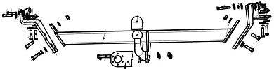 Фаркоп BOSAL 4382-A для Nissan Qashqa 2