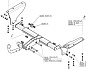 Фаркоп BOSAL 5533-A для Honda CR-V 12-