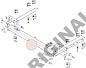 Фаркоп ARAGON E6004AA для SUBARU Legacy / Outback 09-14