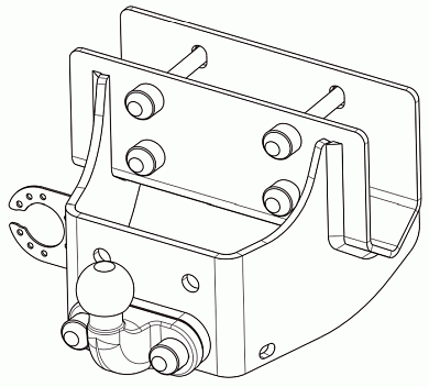 Фаркоп BRINK 522100 Toyota Hilux 10-