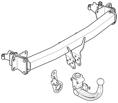 Фаркоп WESTFALIA 323157600001 для Land Rover Discovery 5