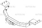 Фаркоп AVTOS TY 46 для Toyota Fortuner 2