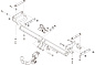 Фаркоп BRINK 597500 для NISSAN QASHQAI 13-