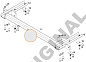 Фаркоп ARAGON E1004AA для CHEVROLET Orlando 10-