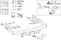 Фаркоп WESTFALIA 307403600001 для Ford Mondeo 4 07-15