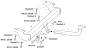 Фаркоп WESTFALIA 335246600001 для Toyota RAV4 2