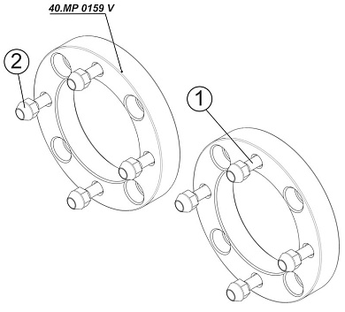 Проставки ступичные STORM MP 0159 V1 для Kawasaki / BRP Can-Am 