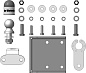 Фаркоп MOTODOR 92709-FE для Volkswagen Amarok