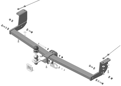 Фаркоп MOTODOR 90803-E для Honda Stepwgn