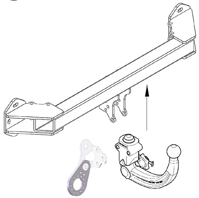 Фаркоп WESTFALIA 303476600001 для BMW X2 F39