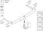 Фаркоп WESTFALIA 321823600001 для VW CC / Passat 11-17