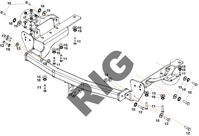 Фаркоп ARAGON E6405ES для TOYOTA RAV-4 4