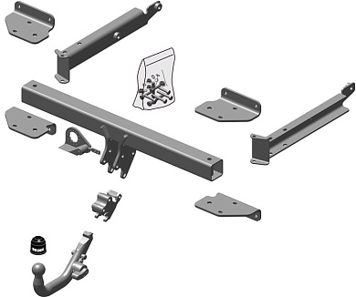 Фаркоп BRINK 443300 для MERCEDES M-Class (W164) 05-11