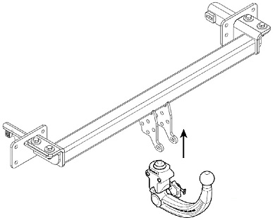 Фаркоп WESTFALIA 313524600001 для Mercedes W213 / S213