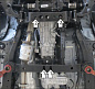 Защита КПП Мотодор 78313 для Jac T8 / Pro