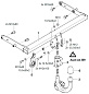 Фаркоп WESTFALIA 305447600001 для Audi A4 / Allroad / A5