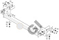 Фаркоп ARAGON E2901DA для JEEP Cherokee 13-