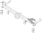 Фаркоп ARAGON E2007BV для FORD Explorer 11-