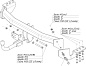 Фаркоп BOSAL 6455-A для SSANGYONG Actyon 2